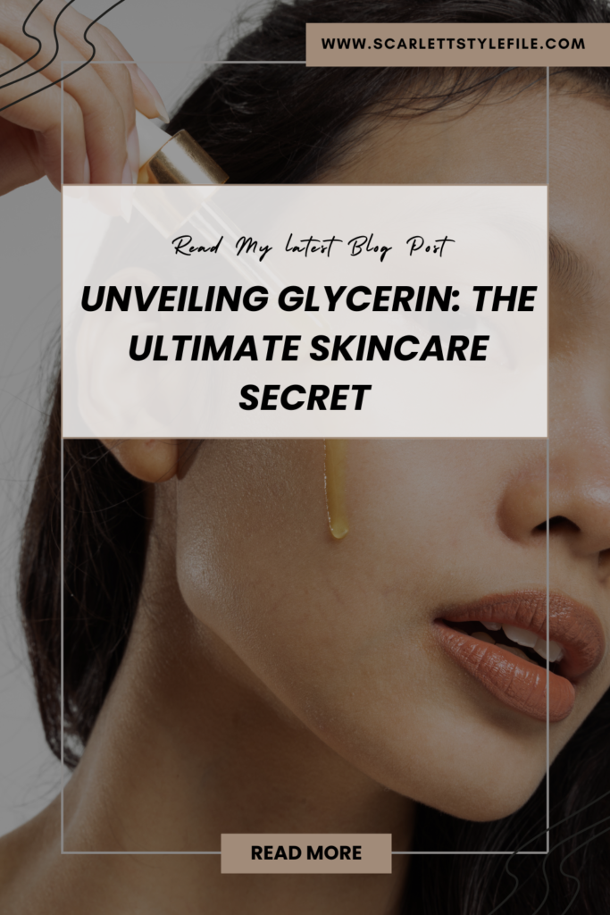 Unveiling Glycerin: The Ultimate Skincare Secret 