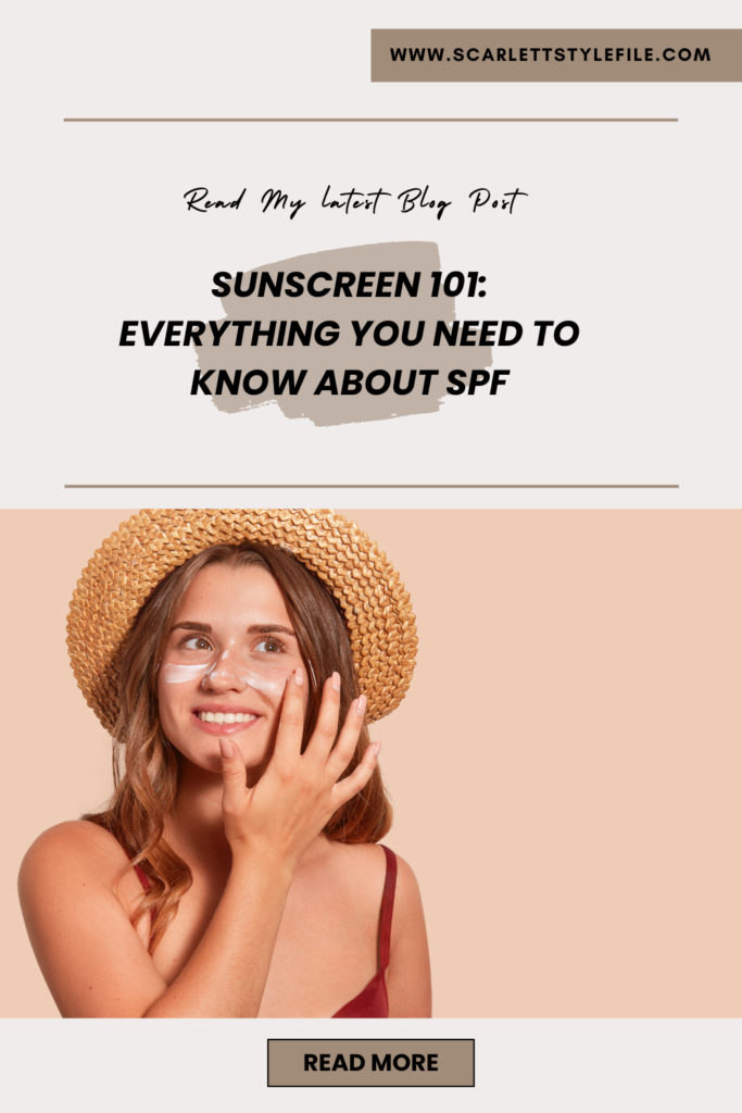 Sunscreen 101: Everything You Need To Know About SPF